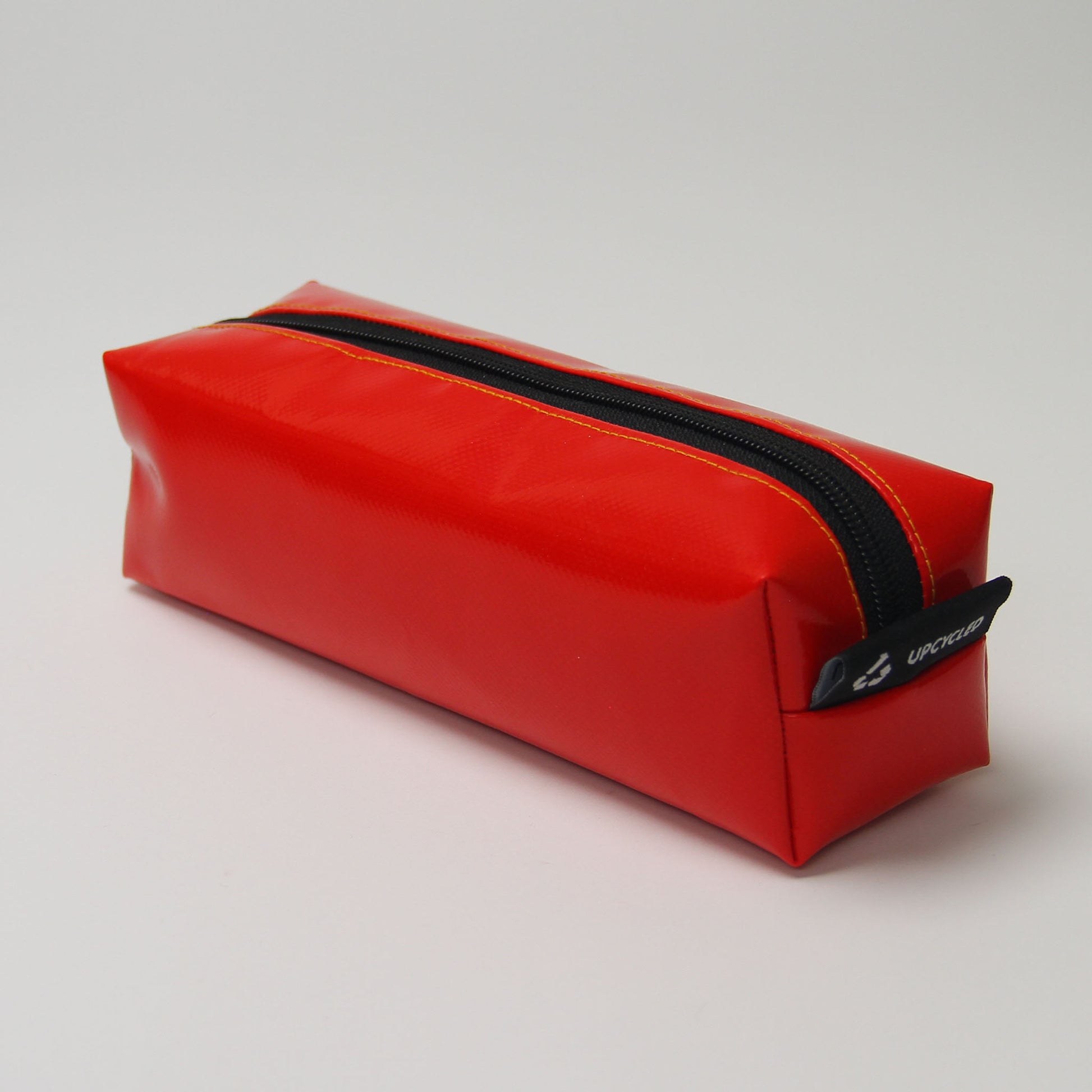 🌟 XL Bold Accessory Bag - Your Ultimate Companion!  Repurposed billboards, durable tarpulin.  Makeup, pencil, cable, accessory organizer.  Sustainable, durable, versatile.  Make a statement with sustainability! 🌿💼✨  Shop now! 💚👜 #SustainableLiving #UpcycledFashion