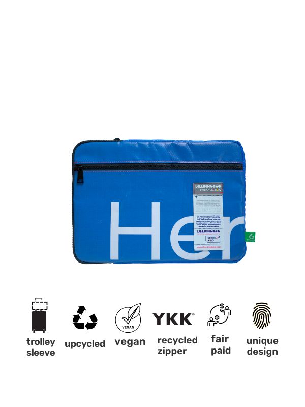 Urban Laptop Sleeve MacBook – Blue Billboard - Her