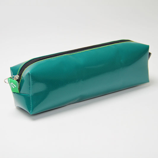  🌟 XL Bold Accessory Bag - Your Ultimate Companion!  Repurposed billboards, durable tarpulin.  Makeup, pencil, cable, accessory organizer.  Sustainable, durable, versatile.  Make a statement with sustainability! 🌿💼✨  Shop now! 💚👜 #SustainableLiving #UpcycledFashion